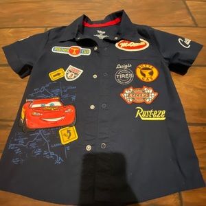 Cars Toddler Button Up Shirt